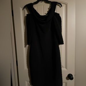 Black Banded Dress Adrianna Papell NWT